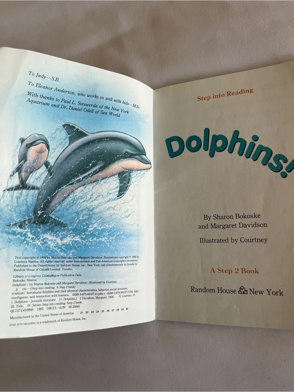 Scholastic Step into Reading Level 2 Children's Books Dolphins Penguin Skating